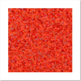 Red Dots pattern Posters and Art